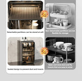 Dustproof Cup Storage Rack Desktop Tea Cup Holder Water Cups Holder Tea Set Storage Box Coffee Mug organizer Aimak Store