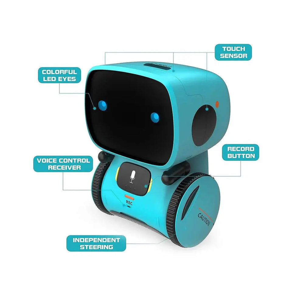 Toy Robot Intelligent Robots Russian & English & Spanish Version Voice & Touch control Toys Interactive Educational RC Robot Aimak Store