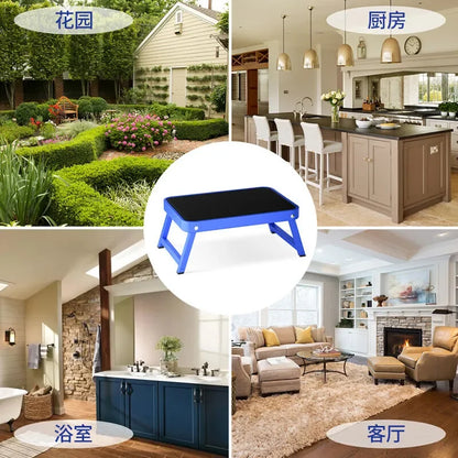 Small Household Folding Ladder Multifunctional Herringbone Ladder Compact Step Stool for Indoor Use Rack Ladder Design
