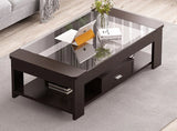 Nordic coffee table, simple modern tempered glass living room, easy to create office living room Aimak Store