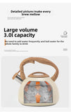 New Beige Hammer Pattern Whistle Kettle, Tea Coffee Kettle, European and American Kitchen Utensils, Flat-bottomed Whistle Pot 3L Aimak Store