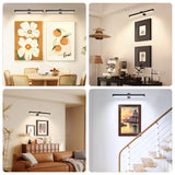 USB Rechargeable LED Wall Light Dimmable Mural Lamp Modern Wireless Aluminum Led Spotlights for Paintings Pictures Wall Lighting Aimak Store