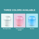 USB Portable Air Humidifier 250ML Essential Oil Diffuser 2 Modes Auto Off with LED Light for Home Car Mist Maker Face Steamer Aimak Store