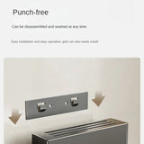 kitchen accessories organizer，Kitchen knife storage box, knife holder, non-perforation, wall-mounted rack, kitchen items Aimak Store