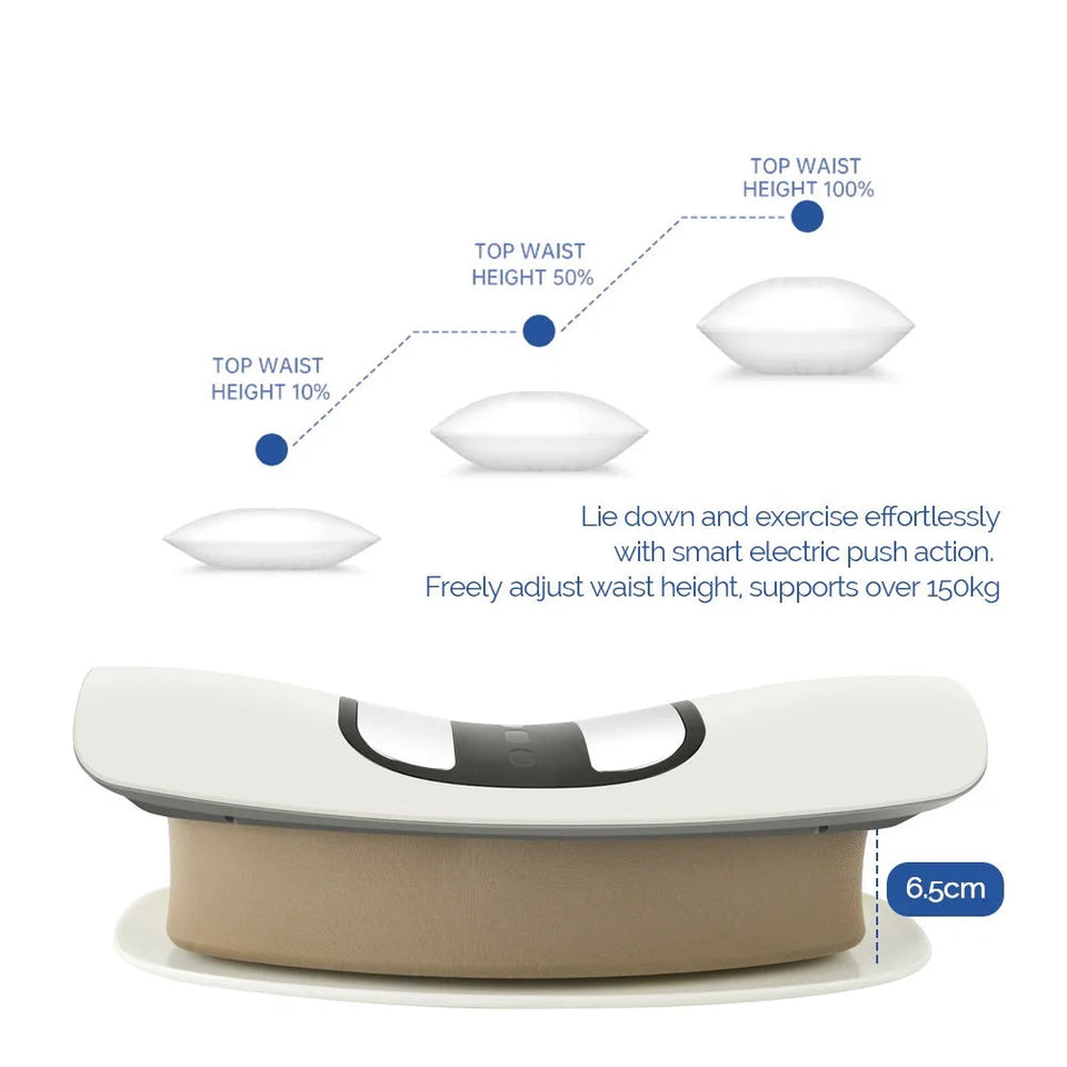 Ergonomic Electric Lumbar Traction Massager Adjustable Vibration Waist Spine Support Back Massage Machine Inflatable Stretcher Aimak Store