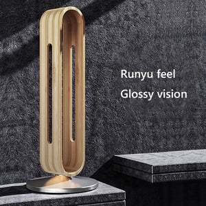 Bamboo Wood Aluminum Headphone Stand Earphone Display Rack Hanger Bracket Gamer Headsets Storage Shelf Gaming Accessories Aimak Store