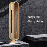 Bamboo Wood Aluminum Headphone Stand Earphone Display Rack Hanger Bracket Gamer Headsets Storage Shelf Gaming Accessories Aimak Store