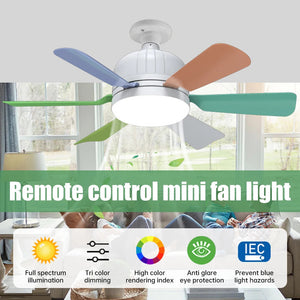 40W Socket Fan Light bombilla con ventilador de techo Smart Remote Control Ceiling Led Bulb E27 Lamp For Bedroom Living Room Aimak Store