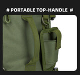 Tactical Fishing Backpack Tackle Bag with Rod Holders Fish Equipment Storage Molle Camping Hiking Outdoor Multifunctional Bag Aimak Store