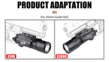 WADSN Tactical Airsoft Surefir SF X300 X300U Ultra Metal Pistol Gun Strobe LED Light Fit 20mm Rail Hanging Hunting Flashlight Aimak Store