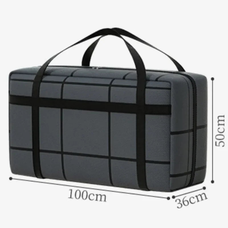 Clothing and Quilt Bag Thickening and Widening Strong Load Bearing Capacity Storage Bag Big Opening Non Woven Fabric Packing Bag Aimak Store