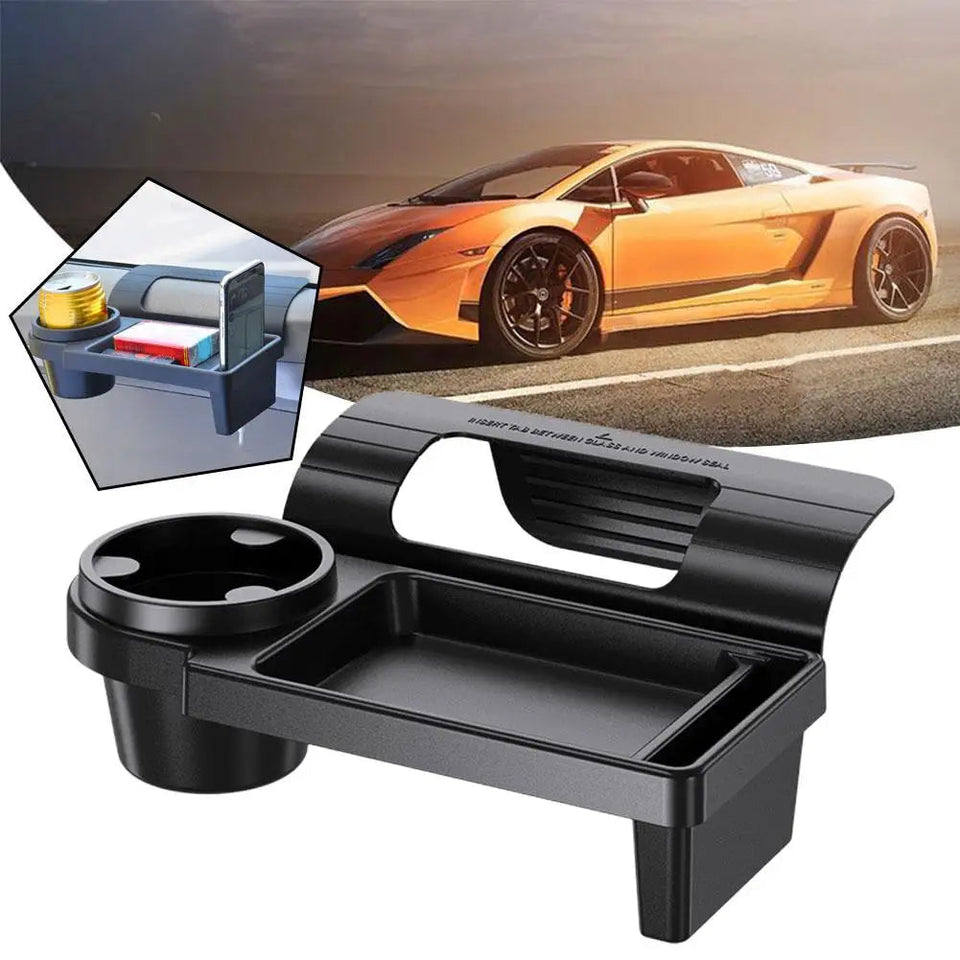 Car Organizer Box With Cup Holder Drink Holder Side Door Window Phone Slot Hanging Storage Rack For Vehicle Interior Accessories Aimak Store