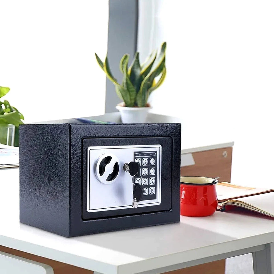 Electronic Digital Keypad Lock  Security Box All Steel for Home  fireproof file cabinet fireproof lock box small Aimak Store