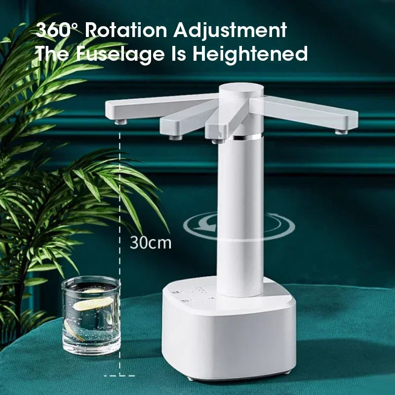 3-gear Electric Water Gallon Bottle Automatic Water Dispenser USB Pump Dispenser Water Bucket Suction Device, Desktop Water Pump Aimak Store