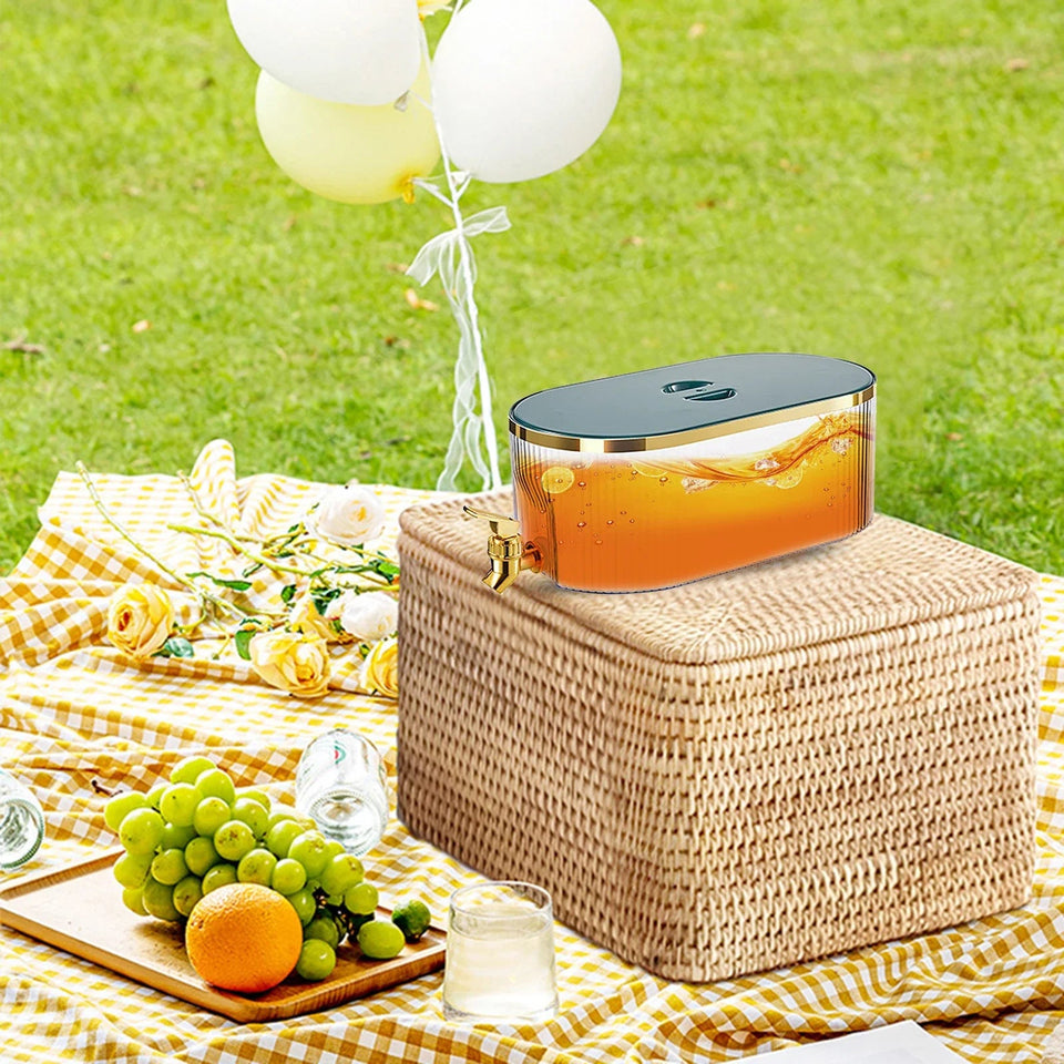 Large Cold Kettle Refrigerator With Faucet Lemonade Bottle Drinkware Kettle Pot Beverage Dispenser Home Cool Water Jug Bucket Aimak Store