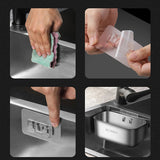 304 Stainless Steel Sink Strainer Basket Sink Filter Drain Fruit Vegetable Drainer Filte Leftovers Soup Garbage Box Kitchen Tool Aimak Store