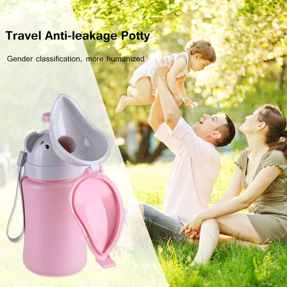 Baby Travel Urinal Pot ABS Kid Portable Urinal Toilet Potty Training Baby Boys Girl Car Outdoor Travel Supply Aimak Store