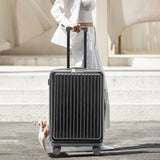 20 Inch Cabin Suitcase Front Opening Spinner Wheel Travel Rolling Luggage For Men Women Trolley Case With TSA Lock,USB Charging Aimak Store