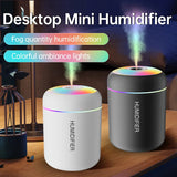 180ML Mini Air Humidifier USB Electric Aroma Diffuser Essential Oil Purifier Aromatherapy Mist Maker Lights For Car Home Bedroom Aimak Store