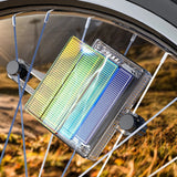 Solar LED Bicycle Spoke Light USB Rechargeable Bicycle Rim Decor Light Waterproof Cycling Tire Lights for Cycling Decoration Aimak Store