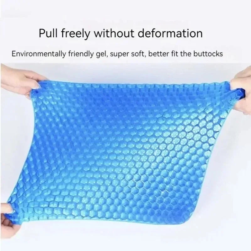 Car Seat Cushion Breathable Cool Gel Cooling Pad Universal Car Honeycomb Butt Pad Car Home Office Chair Cushion Aimak Store