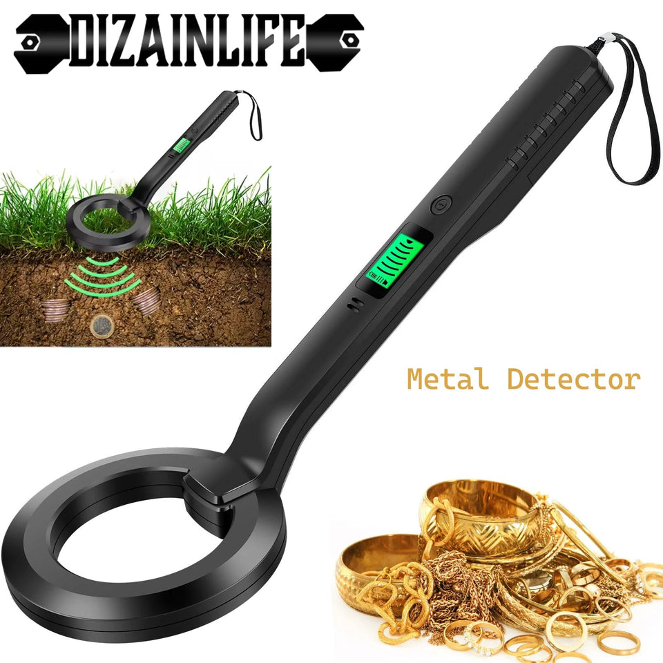 Metal Detector IP66 Waterproof Portable High Sensitivity Metal Detector Underground UnderwaterMultipurpose Metal Finder Aimak Store