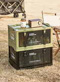 UFORU Outdoor camping storage box Car trunk organizer Car multilayer thickened with cover picnic storage folding box Aimak Store