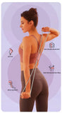 8 Tensioner Yoga Bands Exercise Stretch Itness Equipment Figure Elastic Pull Rope For Slimming Multi-Function Straps Band Aimak Store