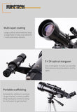 Celestron Travel Scope 70mm 70400 AZ Refractor Astronomical Telescope Portable 10-165X Zoom Monocular For Kids Beginner Gifts Aimak Store