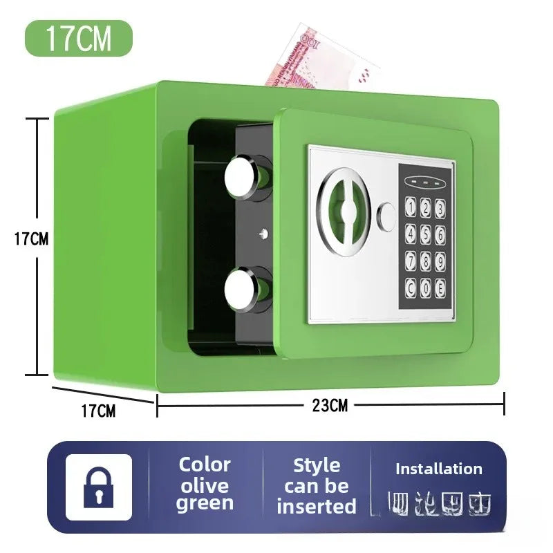 Mini safe Invisible Office Home Safe Password Box Alarm Anti-Theft Money Jar Toy from Mainland China Popular on Social Media Aimak Store