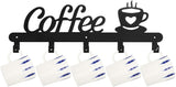 Coffee Mug Holder Wall Mounted, Metal Coffee Mug Rack for Wall, Coffee Cup Rack wall hooks，coat hooks，coat hanger Aimak Store