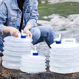 Outdoor Folding Square Water Bag, Car Portable Thickened Bucket, Field Drinking Water Storage Tank Aimak Store