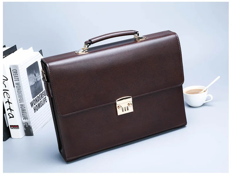 Men's High Quality Business Briefcase Crossbody Shoulder Messenger Bags Male Office Handbag Laptop Bags Bolsos Para Hombre Aimak Store