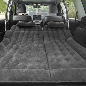 Car Inflatable Bed 2‑In‑1 Multifunction Inflatable Travel Mattress PVC Flocking Soft Sleeping Rest Cushion for Car SUV Aimak Store