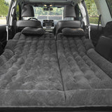 Car Inflatable Bed 2‑In‑1 Multifunction Inflatable Travel Mattress PVC Flocking Soft Sleeping Rest Cushion for Car SUV Aimak Store