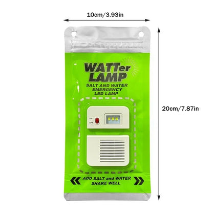 LED Salt Water Emergency Lamp Camping Energy Saving Lamp Waterproof Portable Night Fishing Lamp Travel Supplies for Car Outdoor