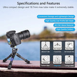 ARTCISE CS15C Carbon Fiber Compact Travel Portable Tabletop Mini Tripod with 360° Panorama Ballhead for DSLR Camera Mobile Phone Aimak Store