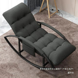 Modern Folding Rocking Chair for Adults Luxury Lite Recliner with Adjustable Backrest Balcony Lounges, Living Rooms Relaxation Aimak Store