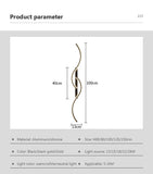 LED Wall Lamp 60/80/100CM Smart Remote Control Adjustable Color Temperature Brightness Bedroom Bedside Living Room Wall Sconces Aimak Store