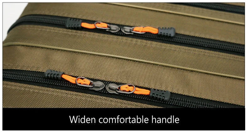 NON-Foldable 2/3/4 Layer Fishing Rod Tackle Bag 80/100/120/130CM Multifunctional Fish Reel Lure Line Tools Storage Case Gear Aimak Store