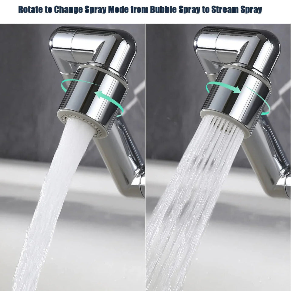 360° Swivel Faucet Extender, Water Saving Tap Sprayer with 3 Modes, for Kitchen, Bathroom Sink, RV Camper & Home Use Aimak Store