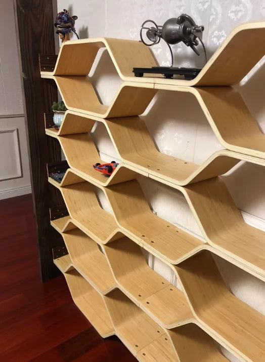 Bookcase Desk Shelf Display Storage Bedroom Furniture Multipurpose Organizer Cabinet Librero Wooden Room Bookshelf Home Living Aimak Store