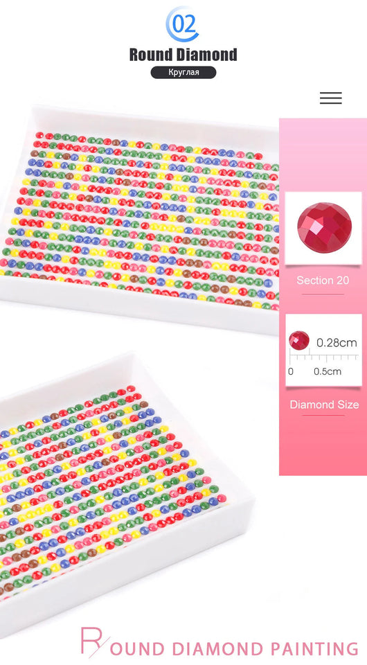 Huacan Wild Horses Diamond Painting Artistic Landscape Gem Canvas Wall Art Diamond Embroidery Full Round Rhinestones Aimak Store