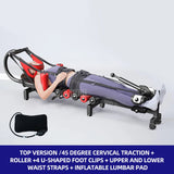 Lumbar Spine Stretcher Spinal Traction Home Height Increasing Fitness Spinal Traction Device Inverted And Soothing Bed Aimak Store
