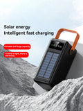 Xiaomi 100000mAh Solar Panel Power Bank Fast charging Comes with Four Wire External Battery Pack with Flashlight For Outdoors ﻿ Aimak Store