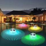 Led Solar Floating Lamp Swimming Pool Ball Solar Panel Powered Pond Drift Waterproof Glow Show Disco Color Changing light Aimak Store