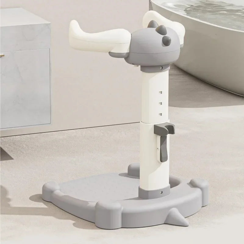 Baby standing bath for 6-24 months with adjustable height stand baby washing butt armrest stand baby standing bath table Aimak Store