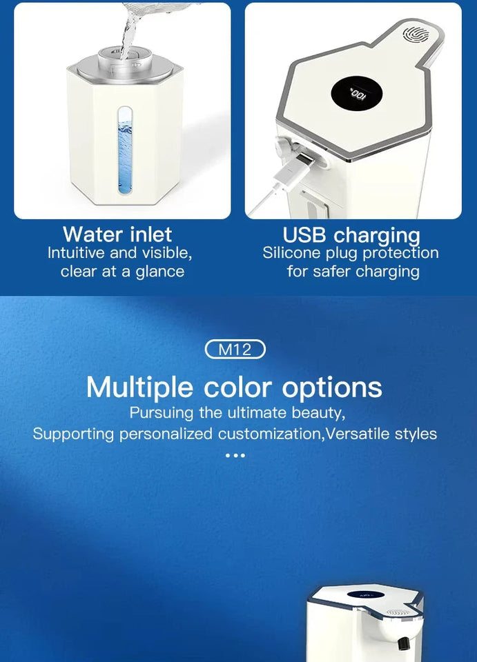 Automatic Soap Dispenser 360Ml 4 Level Liquid Foaming Soap Dispenser Long Battery Charging Automatic Soap Dispenser No Drilling Aimak Store