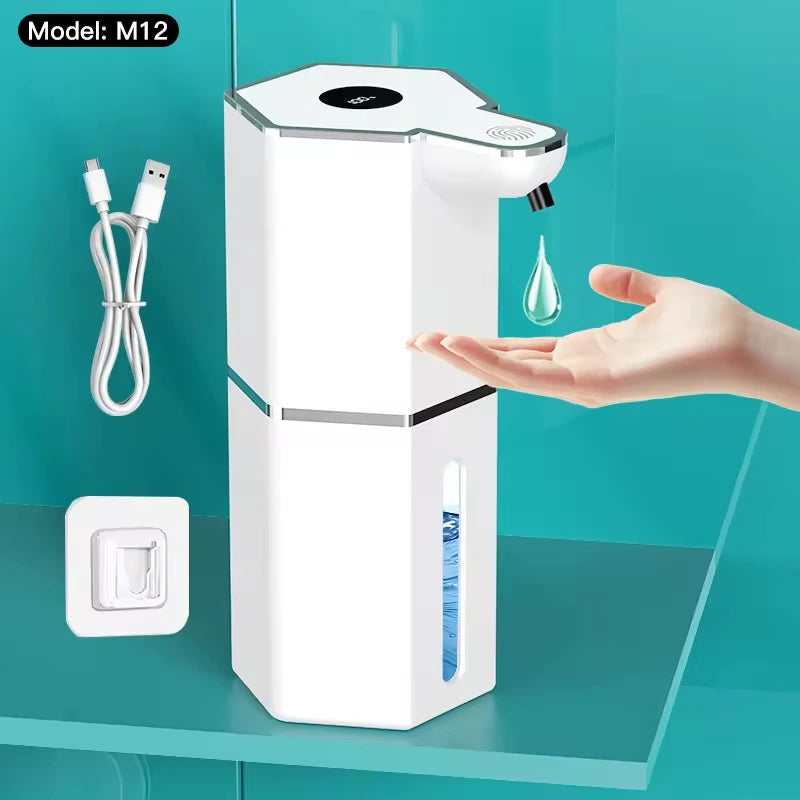 Automatic Soap Dispenser 360Ml 4 Level Liquid Foaming Soap Dispenser Long Battery Charging Automatic Soap Dispenser No Drilling Aimak Store