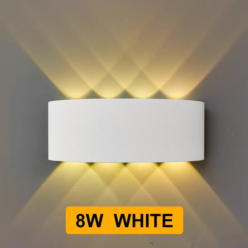 Outdoor Wall Lamp IP65 Waterproof Garden Lighting AC86-265V Exterior Wall Light Living Room Stair Porch Light Home Decor Fixture Aimak Store